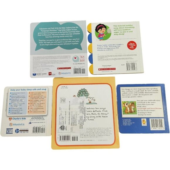 🪻BOGO🪻 Lot of 5 Baby Children's Board Books Mommy & Me Bedtime 1st Songs - Picture 9 of 11